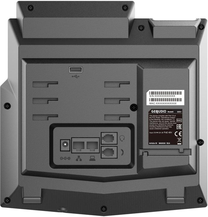 Immagine prodotto Gequdio Telefono IP GX5+ con alimentatore