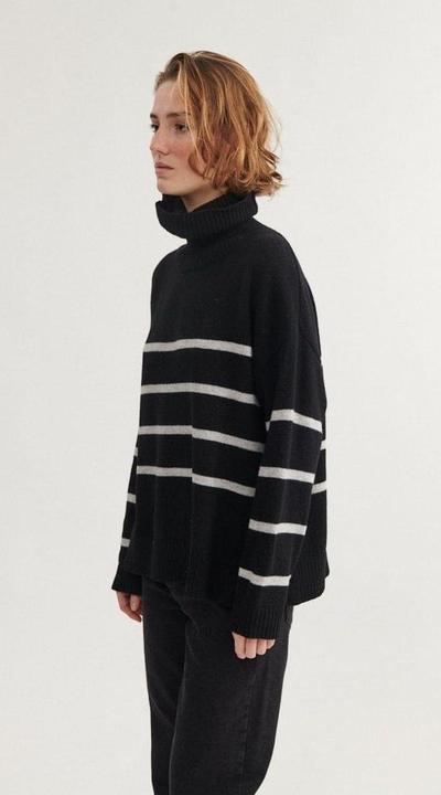 Image du produit Basic Apparel Lise Striped T-Neck (M)