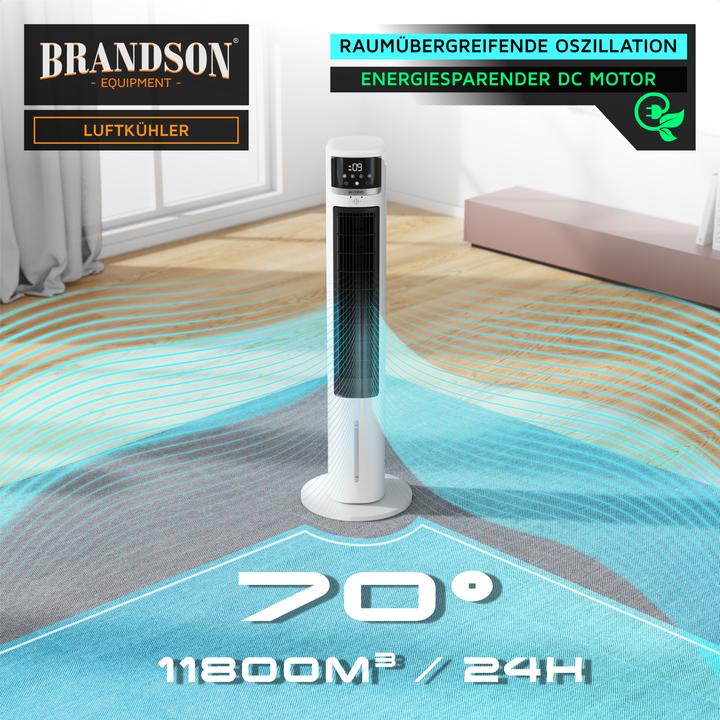 Produktbild Brandson Luftkühler, 3,2L Wassertank, Ion-Funktion, Fernbedienung, Turmventilatorr, Klimaanlage