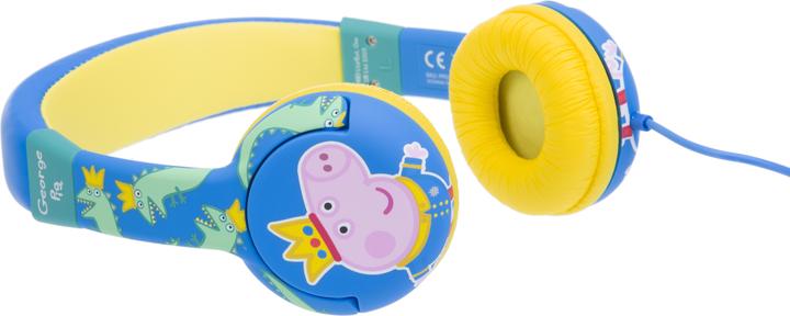 Actual product image OTL Technologies Peppa Pig Prince George Wired Headphones Headband Music Blue, Green, Pink, Yellow
