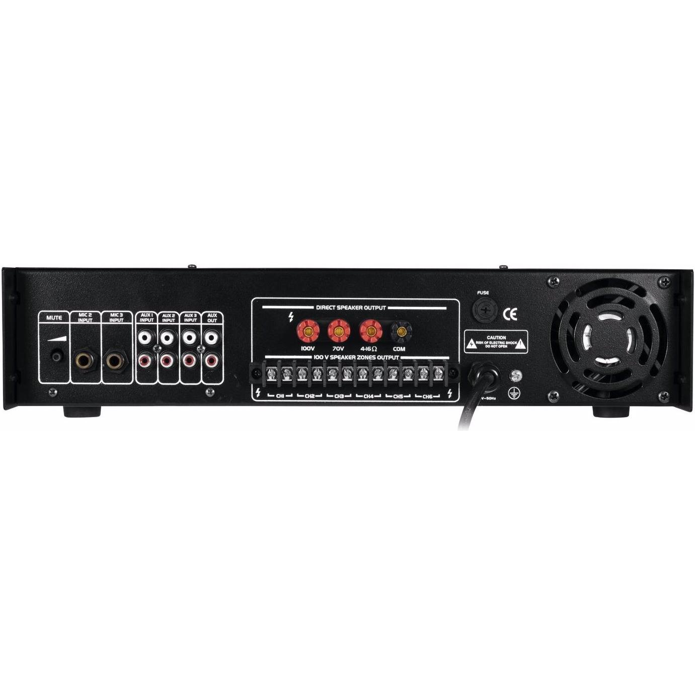 Thumbnail - Omnitronic MPZ-350.6P (Verstärker), Stereoverstärker, Schwarz
