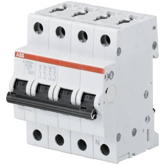 ABB, Schutzschalter, S203-K4NA Sicherungsautomat K-Char., 6 2CDS253103R0337