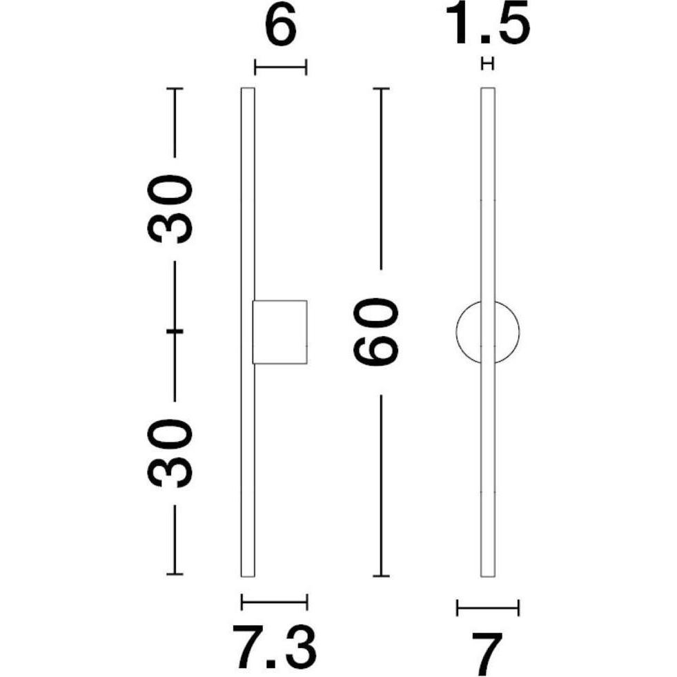 Thumbnail - Nova Luce, Wandleuchte + Deckenleuchte, Aden (342 lm)