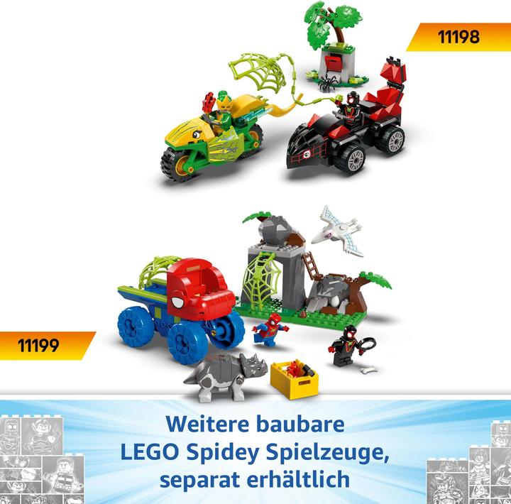 Immagine prodotto LEGO Showdown am Baumhaus: Spidey-Rex vs. Gobby-Raptor (11200, LEGO Marvel)