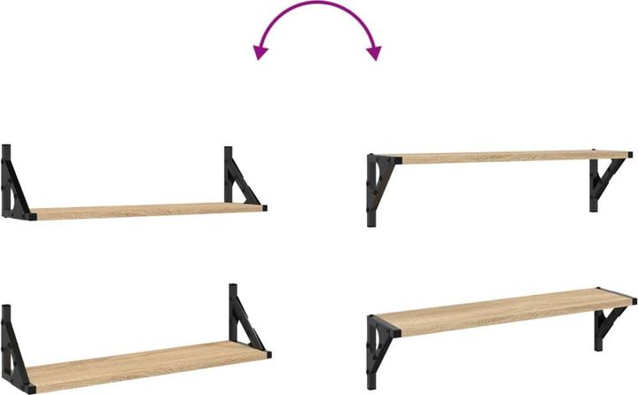 Immagine prodotto vidaXL Wandregal (60 x 25 x 25.50 cm)