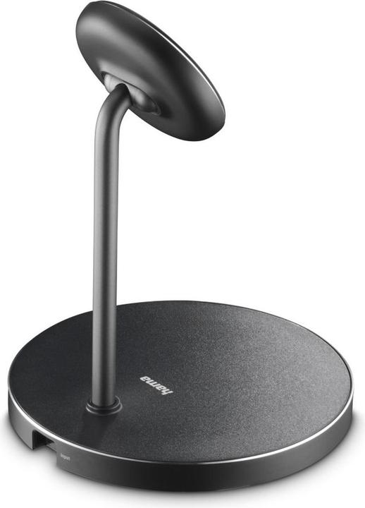 Actual product image Hama Kabelloses Qi2-Ladegerät, induktiv Schnellladen, Ladestation Stand, 15 W (15 W)