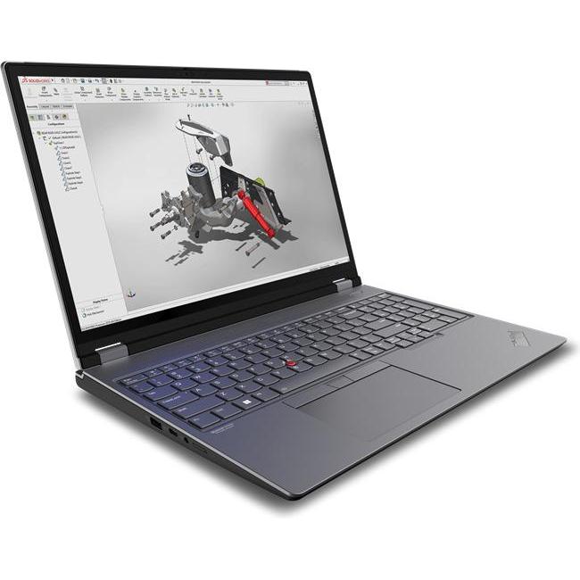 Lenovo ThinkPad P16 G2 (16", Intel Core i7-13850HX, 32 GB, 1000 GB, Eng. Int.), Notebook, Grau, Schw