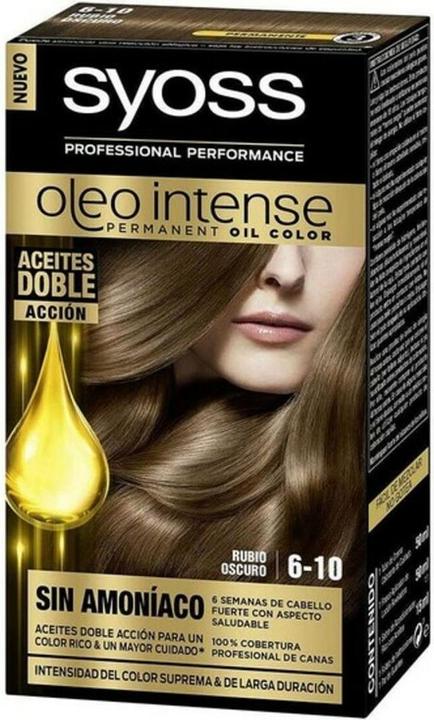 Actual product image Syoss OLIO INTENSE ink sin amoniaco #6.10-rubio oscuro 5 pz (Dark Blon)