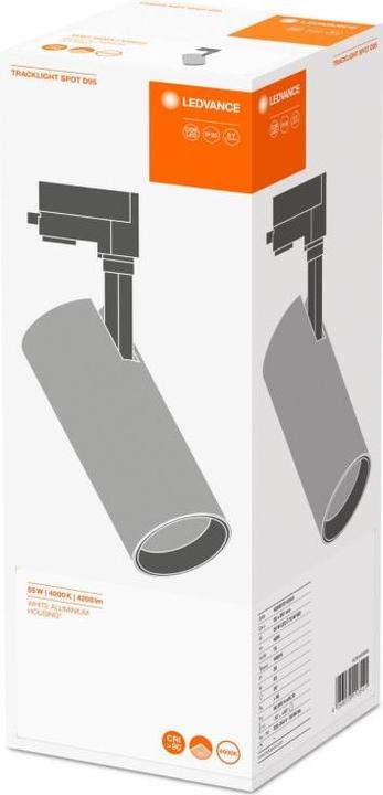 Immagine prodotto Ledvance Tracklight Spot D95 55W 55W 4000K 90Ra Nfl LED Track Light 4058075113541 (4200 lm)