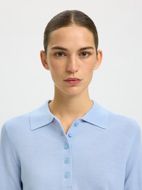 Produktbild Selected Slfthea Ls Knit Merino Collar Neck Noos (S)