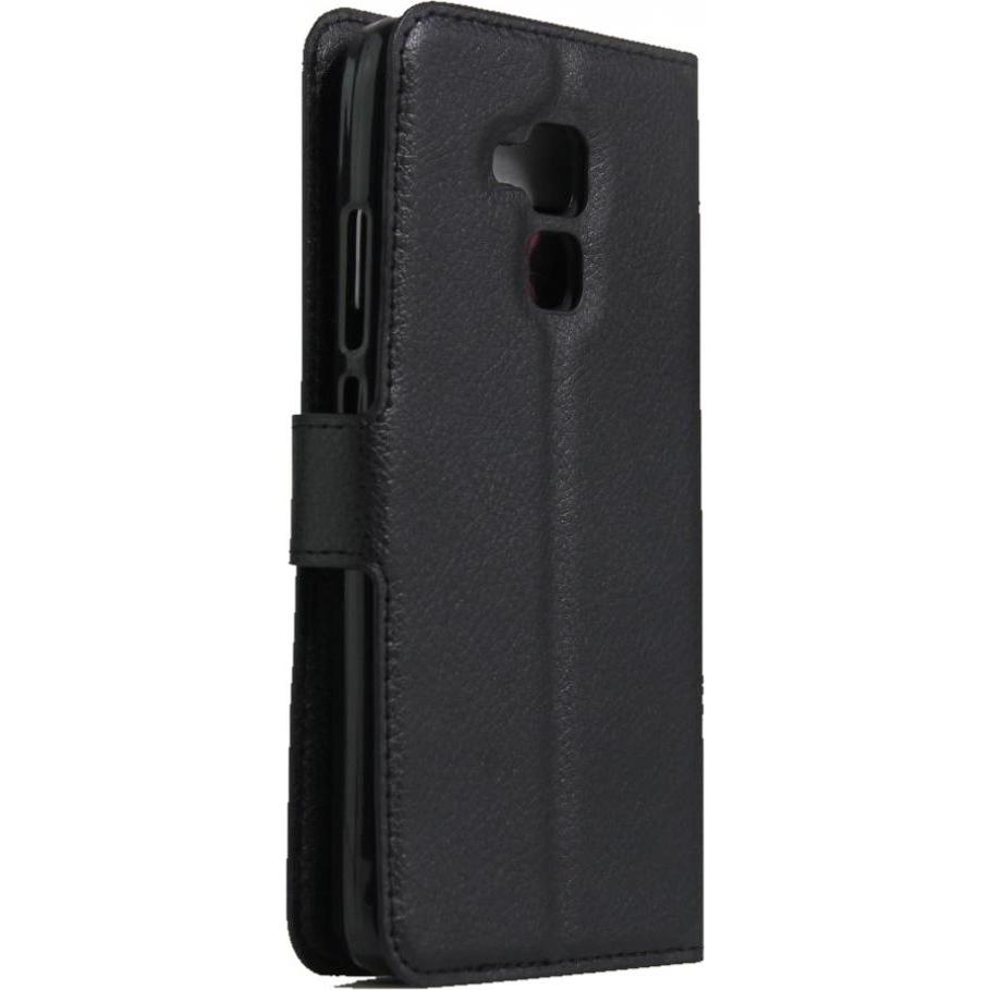 Thumbnail - Screenguard Honor 5C Leather Guard Lederhülle (Honor 5C), Smartphone Hülle, Schwarz