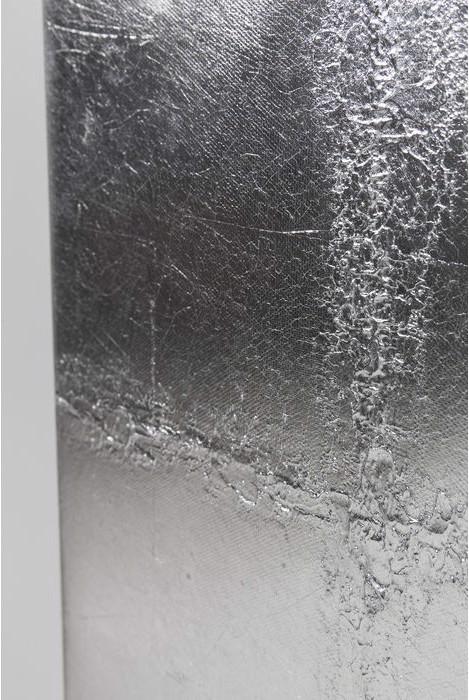 Kare Design Tableau Foil argenté 120x60cm (60 x 120 cm)