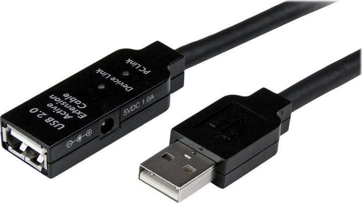 Produktbild StarTech 15m USB 2.0 Repeater Kabel - Aktives USB Verlängerungskabel mit Signalverstärker - 1 x USB Stecke... (15 m, USB 2.0, 5 W)