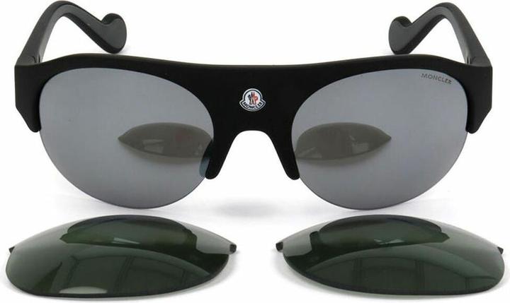 Actual product image Moncler Mirrored Smoke Oval Unisex Sunglasses
