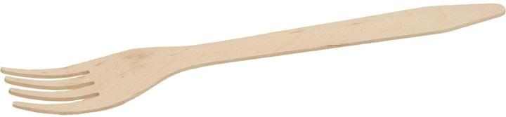 Actual product image Elco Wooden fork 55530012 brown, 12pcs. (12x)