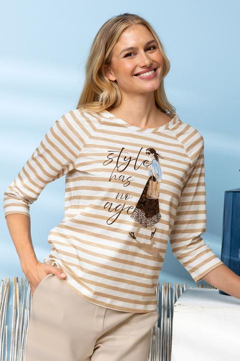 Image du produit Rabe Streifenshirt mit Mädchen (48)