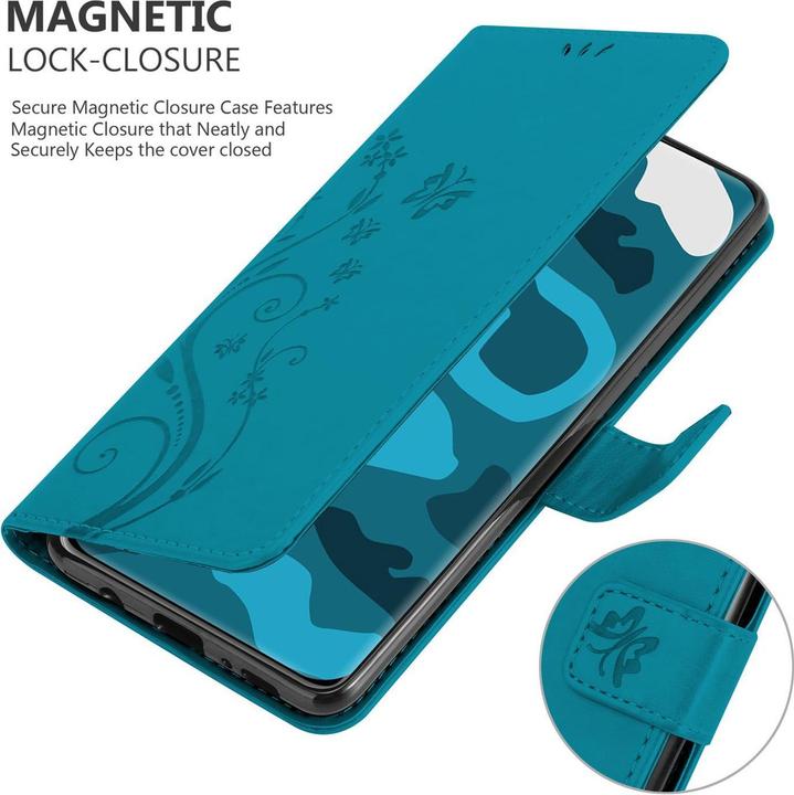 Produktbild Cadorabo Flower Book Cover (Huawei P40 Pro)