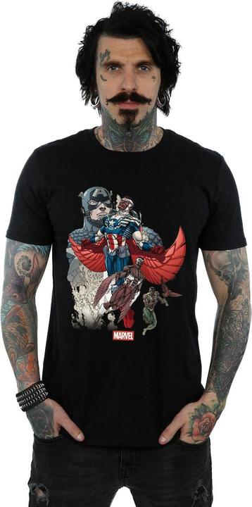 Produktbild Captain America Falcon Evolution TShirt (5XL)