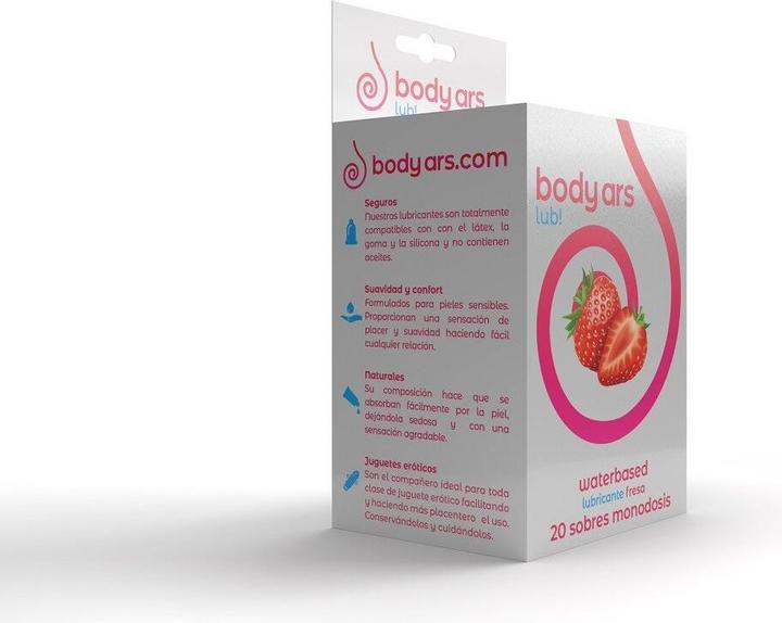 Produktbild Body ars Monodosis Wasserbasiertes Erdbeersäure-Gleitgel 4ml (4 ml)