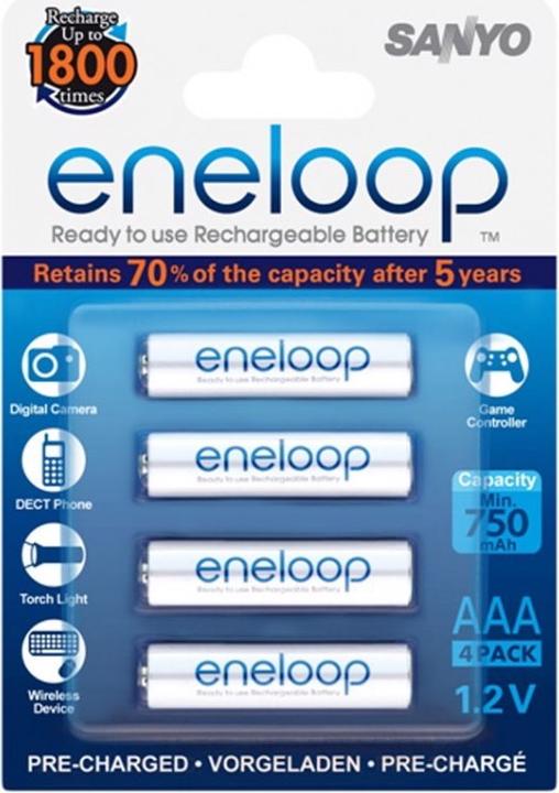 Immagine prodotto AccuCell Technoline BC 700 caricabatterie nero con 4x eneloop HR-4UTG e AkkuBox AAA (AAA, Batteria + Caricabatterie)