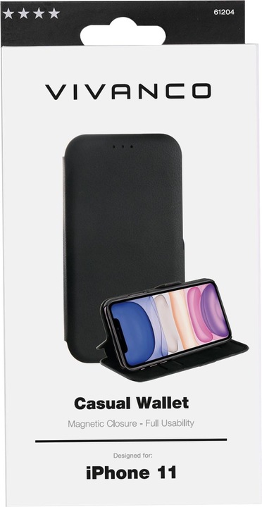 Produktbild Vivanco Casual Wallet für iPhone 11 (Apple iPhone 11)