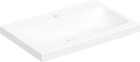 Actual product image Geberit iCon Light countertop washbasin, 75 cm x 48 cm, with tap hole, without overflow,501848 (195 mm, 750 mm)