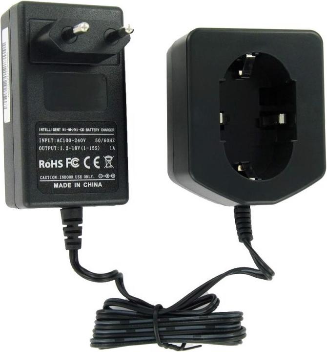 Immagine prodotto AccuCell Caricabatterie adatto a batterie per utensili Hitachi da 4,8 a 18 Volt NiCd/NiMH