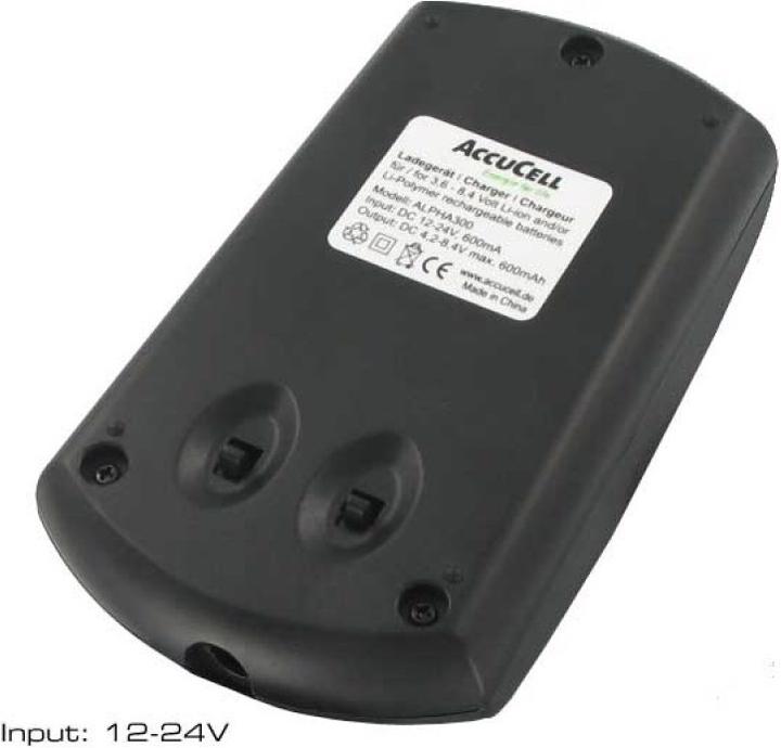 Actual product image AccuCell Quick charger Canon NB-2LH, NB-2L (Camera battery charger)