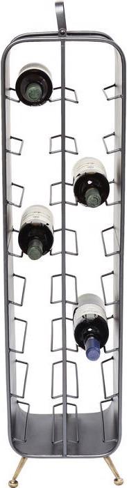 Actual product image Designlife Wine Shelf La Gomera 99cm (24 x 22 x 99 cm)