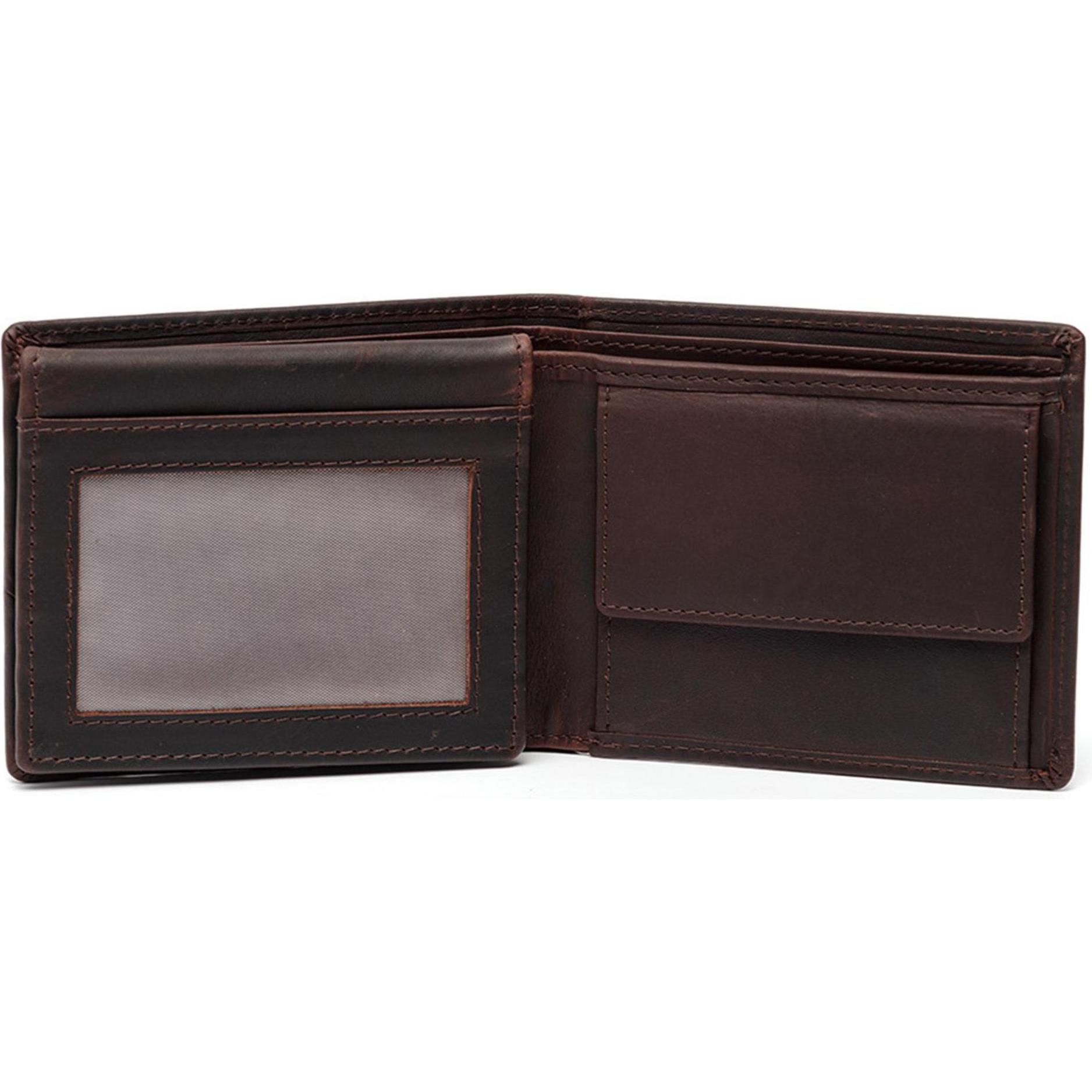 Thumbnail - The Chesterfield Brand, Herren, Portemonnaie, Wax Pull Up Geldbörse RFID Schutz Leder 11 cm, Braun