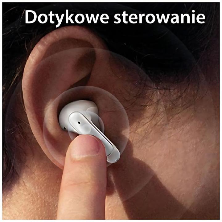 Produktbild Usams Słuchawki Bluetooth 5.3 TWS X-Don Series Dual mic ENC bezprzewodowe biały/white BHUXD02 ( (Digitale Geräuschunterdrückung, 6 h, Kabellos)