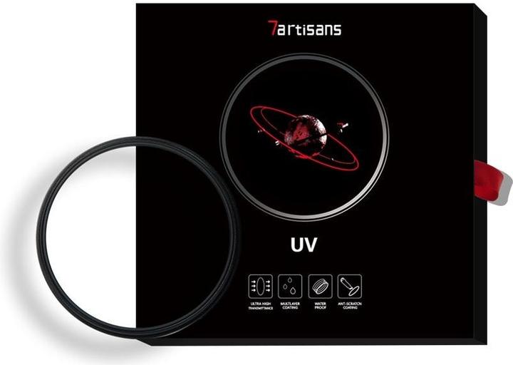 Actual product image 7artisans Lens filter MRCUV - 62 mm (62 mm, UV filter, 62 mm)