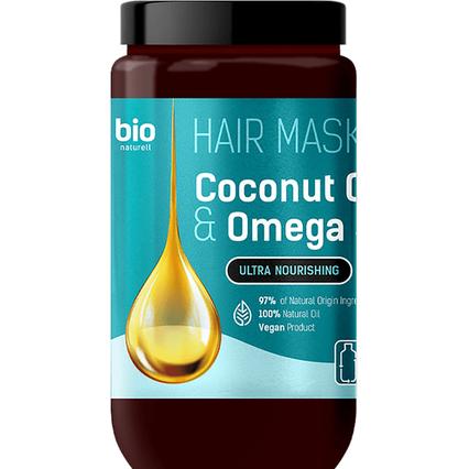 Bio Naturell, Maschera, Hair Mask With Coconut Oil And Omega 3 946 Ml (946 ml)