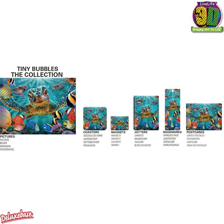 Immagine prodotto LiveLife 3D D Trinkflasche Tiny bubbles (0.60 l)