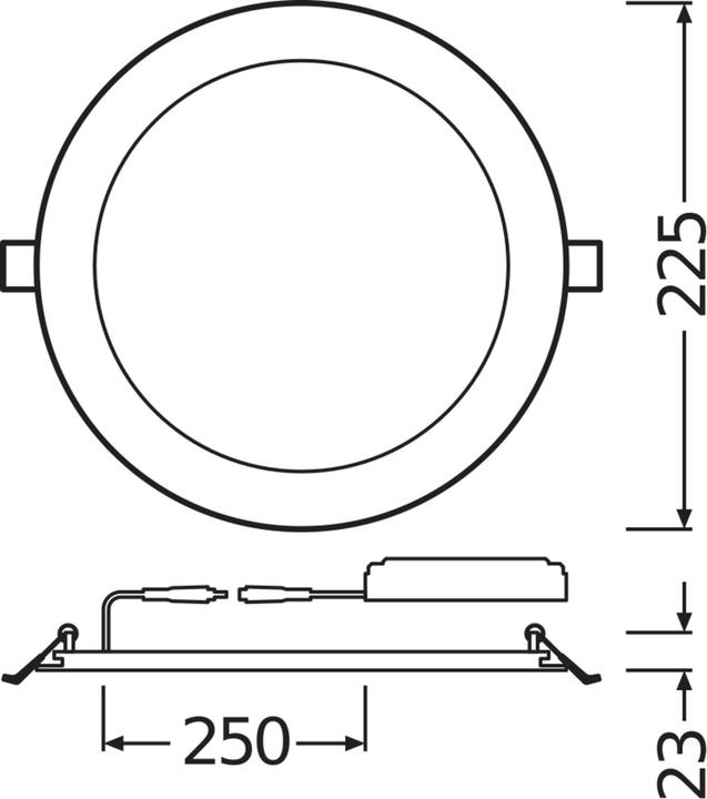 Produktbild Ledvance Downlight Slim Alu (1920 lm)