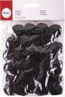 Image du produit Rayher Pompons Noir Lot de 35