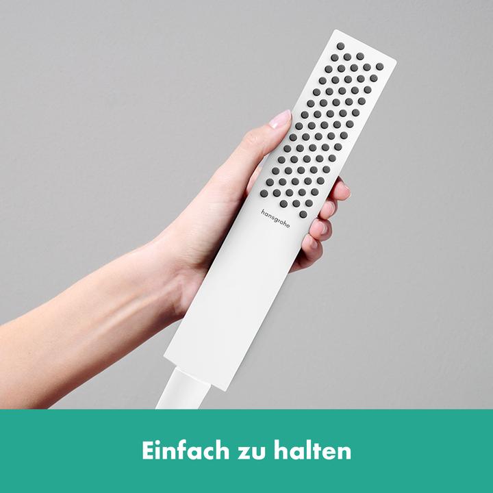Produktbild hansgrohe Pulsify E Stabhandbrause 100, 1 Strahlart EcoSmart, 24320 (1 Strahlarten, 8 l/min)