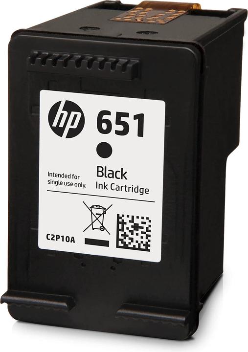 Produktbild HP Ink Cartridge No 651 Black (BK)
