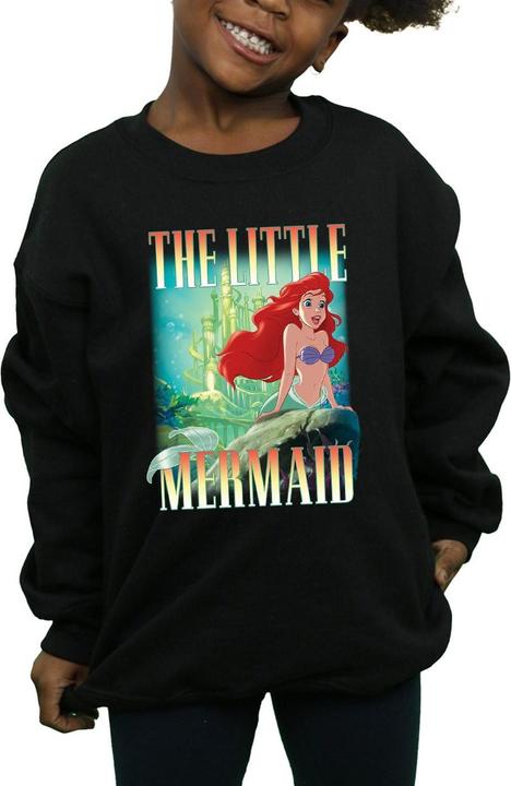 Produktbild The Little Mermaid Girls Ariel Montage Sweatshirt (152, 158)