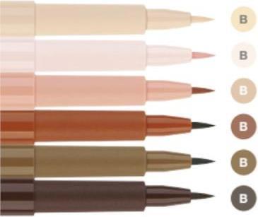 Produktbild Faber-Castell Pitt Artist Pen Brush (Braun, Beige, Rosa, Hautfarbe, 6 x)