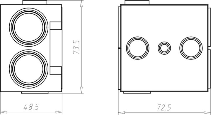 Actual product image Kaiser Junction box