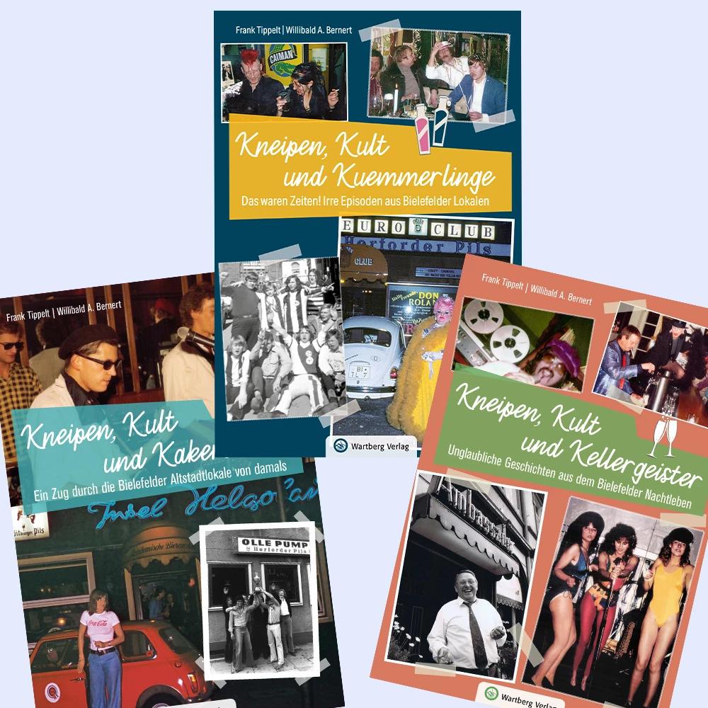 Bundle: Bielefeld - Kneipengeschichte (3 Bände), Fachbücher von Frank Tippelt, Willibald A. Bernert