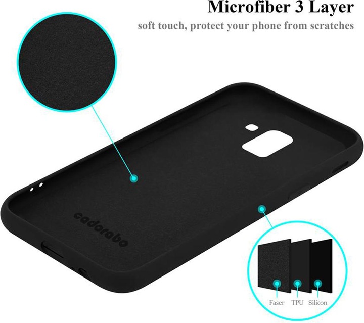 Produktbild Cadorabo TPU Liquid Silicone Case Cover (Samsung Galaxy J6 (2018))