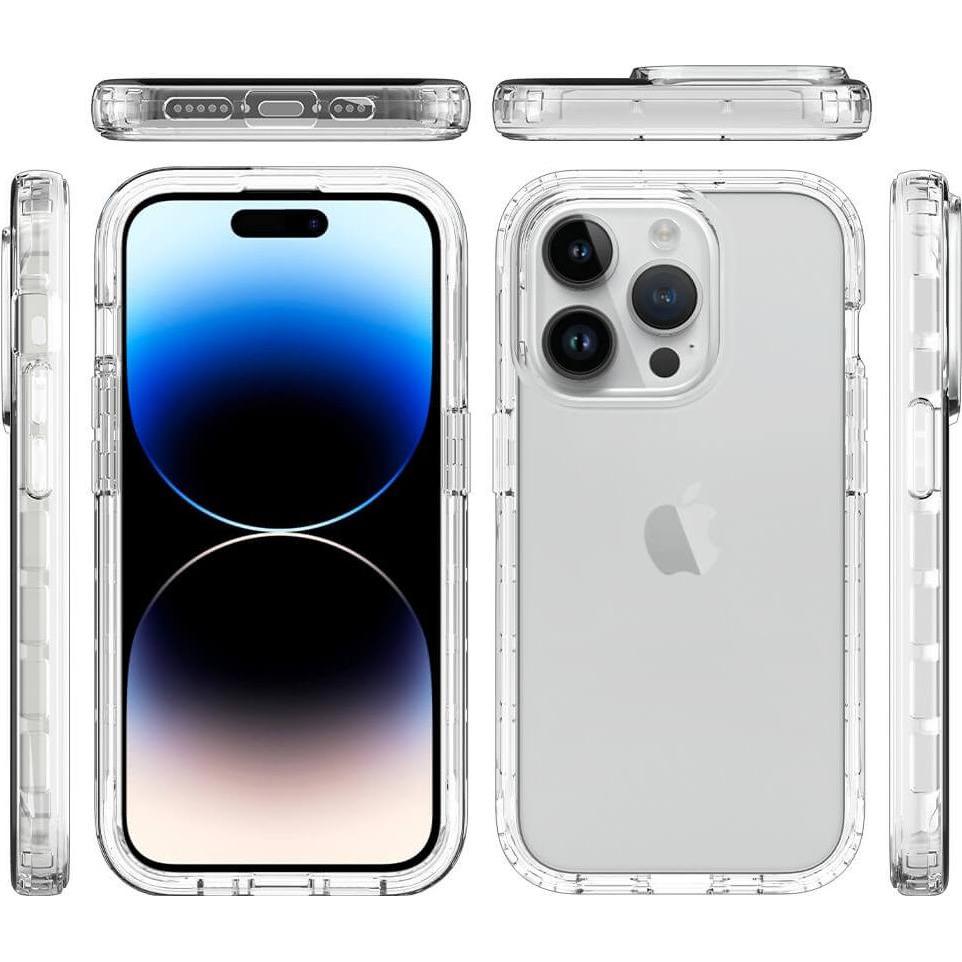 Thumbnail - Cover-Discount iPhone 15 Pro - Full Protection Schutzhülle (Apple iPhone 15 Pro), Smartphone Hülle, Transparent