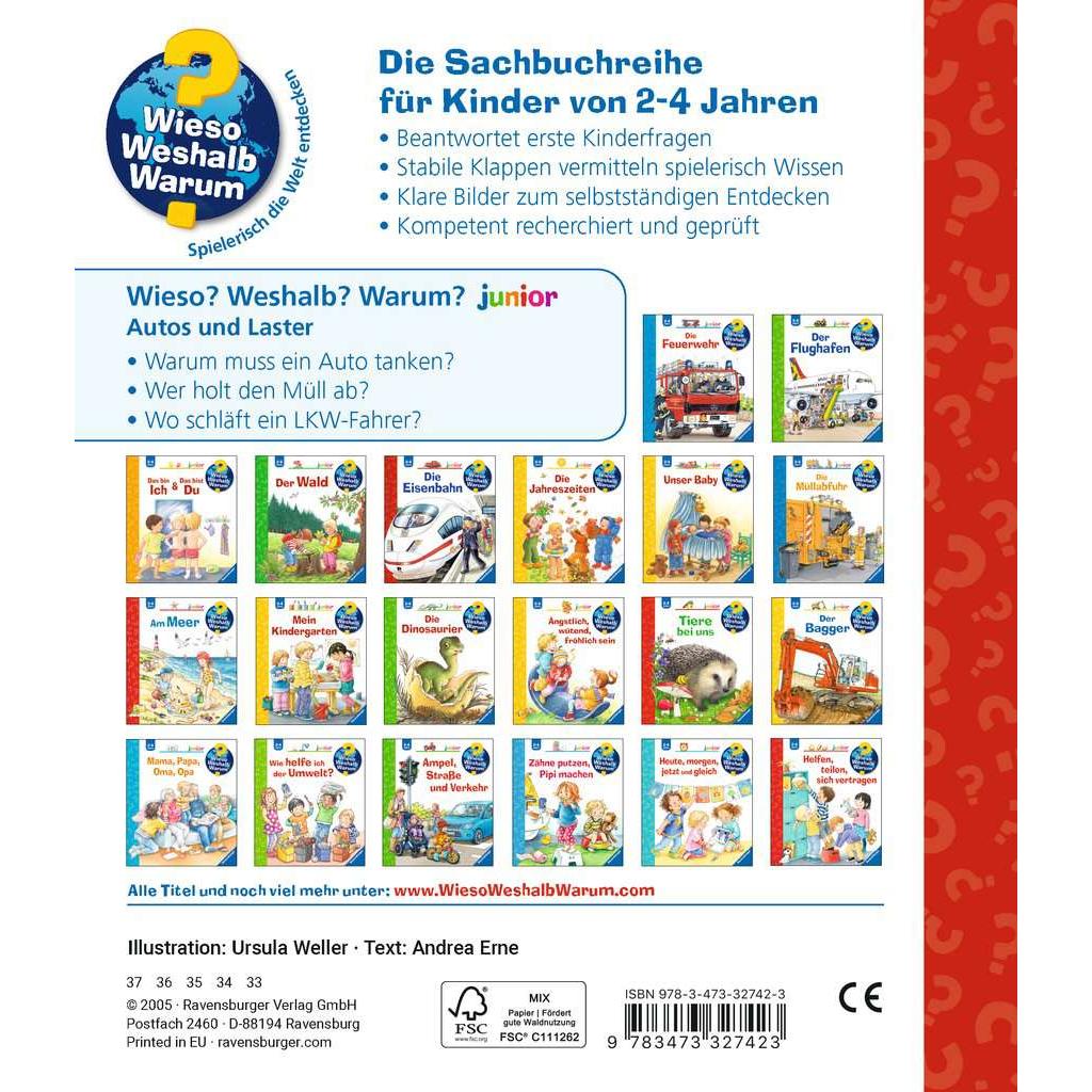 Thumbnail - Autos und Laster, Kinderbücher von Andrea Erne, Ursula Weller