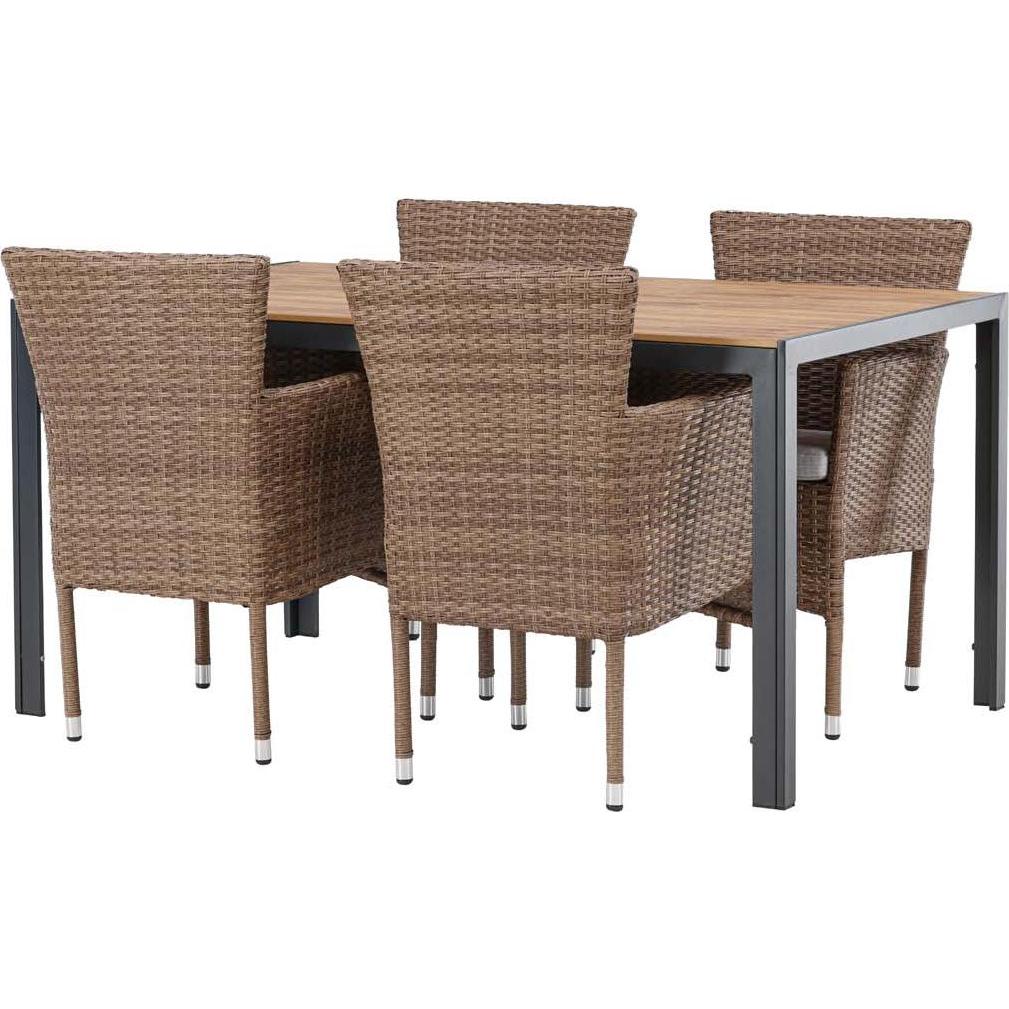 Thumbnail - Ebuy24, Gartentisch + Balkontisch, Gartenset Break 5-teilig (90 cm)