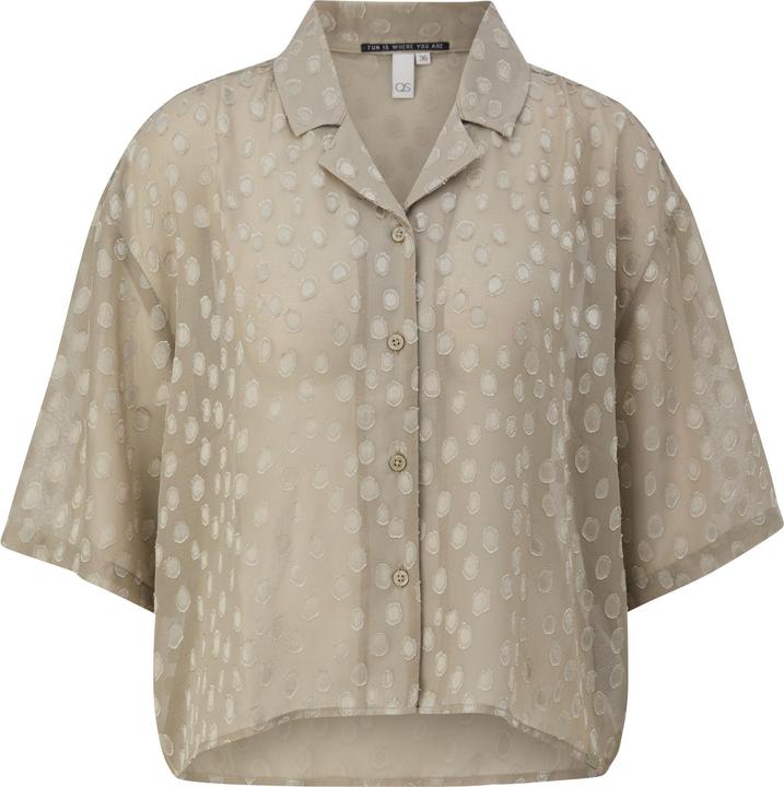 Immagine prodotto s.Oliver Bluse Verkürzte leicht transparente Bluse (36)