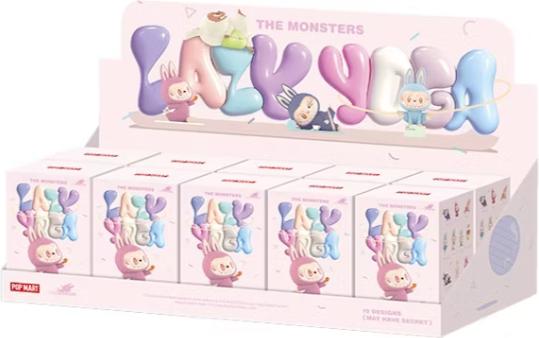 Pop Mart Labubu The Monsters Lazy Yoga Series Figures Sealed Case (Einzelpack)
