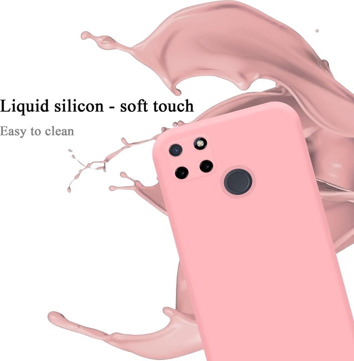 Productafbeelding Cadorabo TPU Liquid Silicone Case Cover voor Realme C21Y / C25Y (Realme C25Y, Realme C21Y)