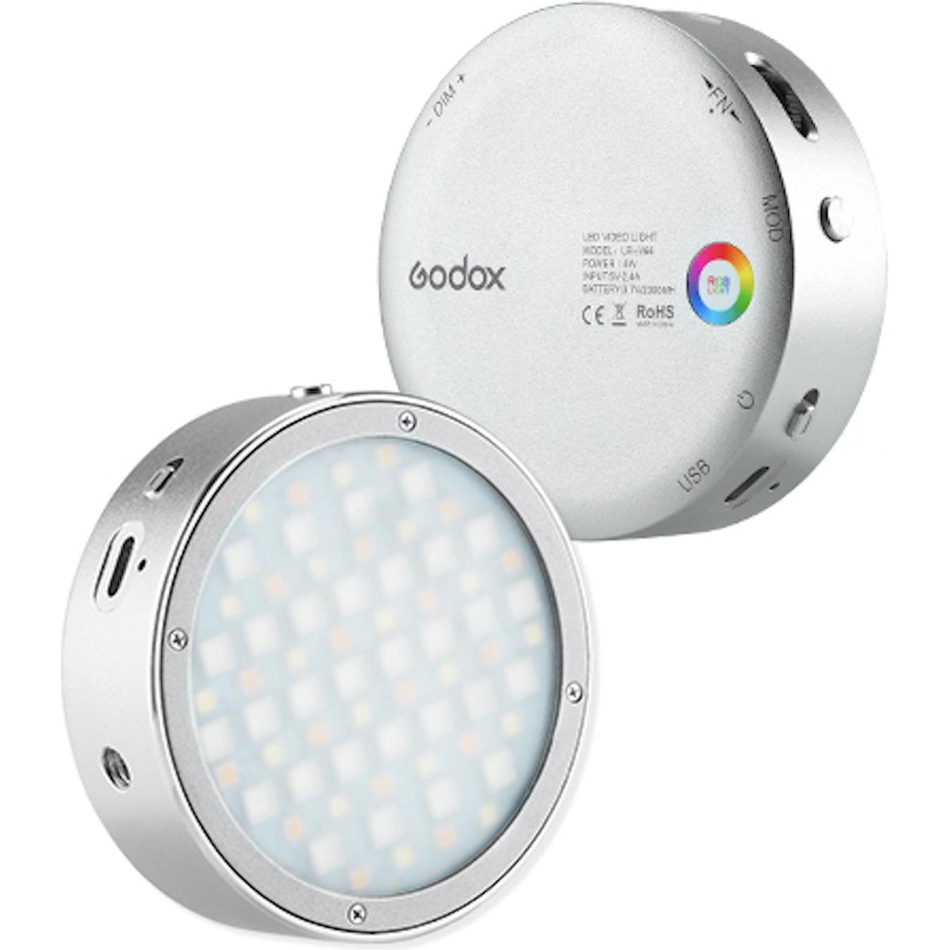 Godox R1 (Videoleuchte), Dauerlicht, Schwarz